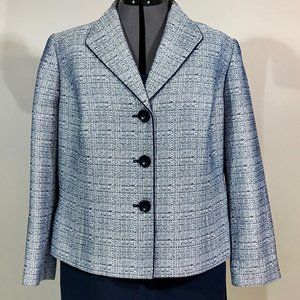Jones Studio Navy & White Suit